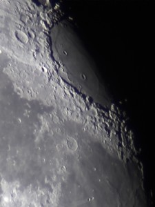 Mare Crisium at Sunset